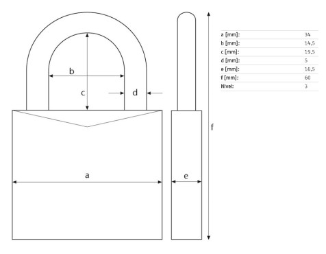 Candado Combinación Abus Reprogramable