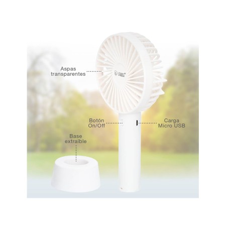 Mini Ventilador Usb Balu Blanco