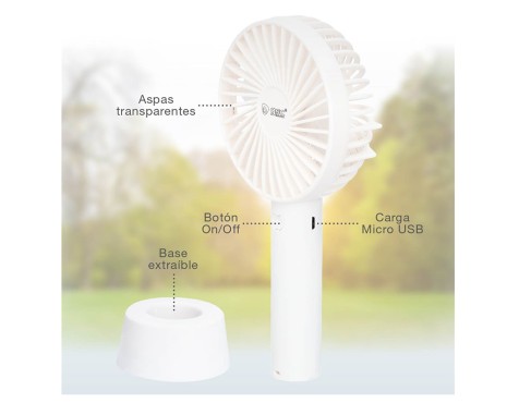 Mini Ventilador Usb Balu Blanc
