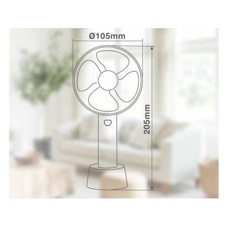 Mini Ventilador Usb Balu Blanc