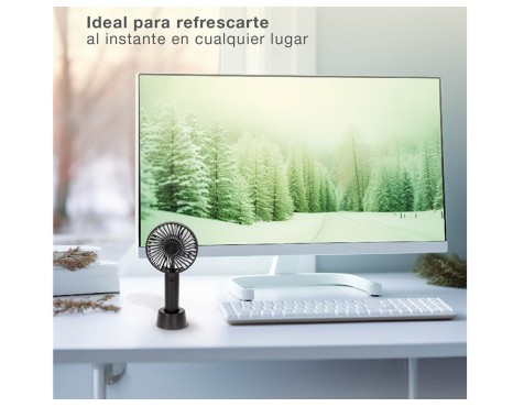 Mini Ventilador Usb Balu Negro