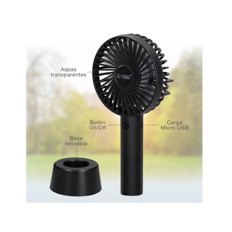 Mini Ventilador Usb Balu Negro