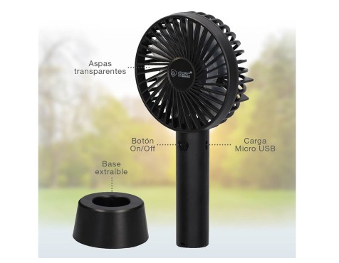 Mini Ventilador Usb Balu Negro