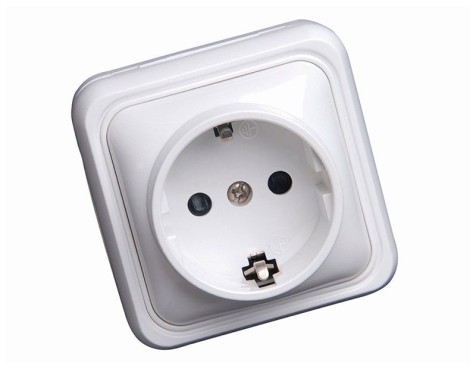 Endoll Schuko Simon Alfa Blanca