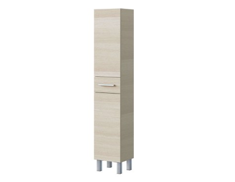 Columna De Baño Athena 2 Puertas+Cajón Roble