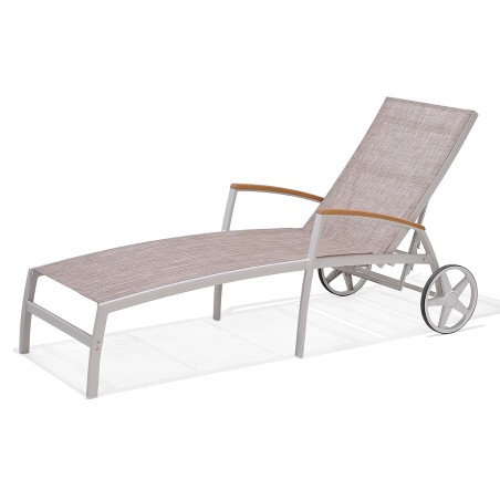 Tumbona Jardín Essence Eucalipto Beige