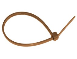 Brida Nylon Marrón (50un) 140mm