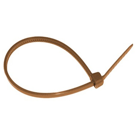 Brida Nylon Marrón (50un) 140mm