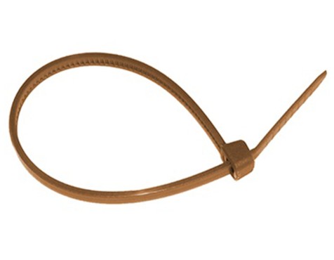 Brida Nylon Marrón (50un) 140mm