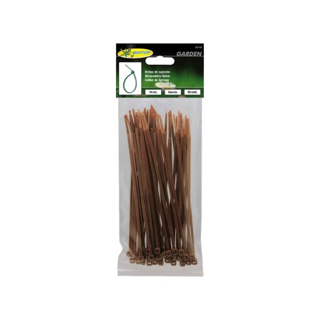 Brida Nylon Marrón (50un) 140mm