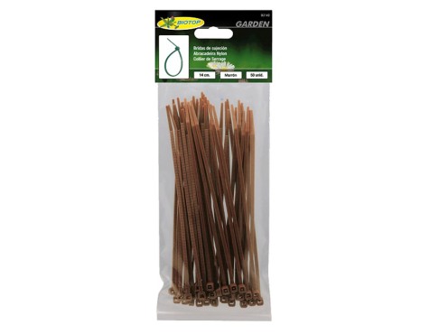 Brida Nylon Marrón (50un) 140mm