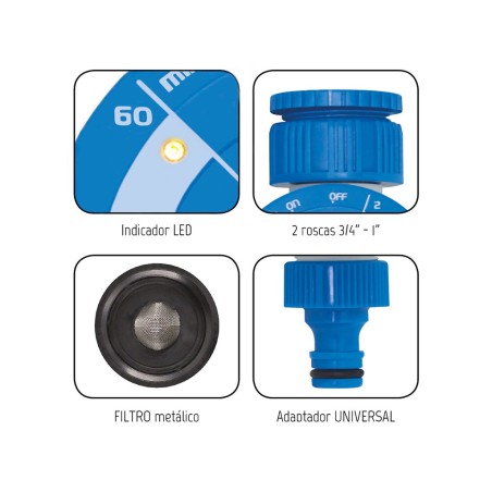 Programador De Riego Aqua Control c4200 Clicker
