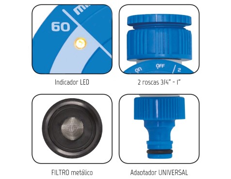Programador De Riego Aqua Control c4200 Clicker