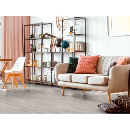 Suelo Laminado Advanced Roble Premium Gris