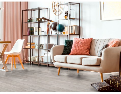 Suelo Laminado Advanced Roble Premium Gris