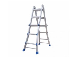 Escalera Multiposiciones Aluminio 4X4 Peldaños