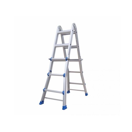 Escalera Multiposiciones Aluminio 4X4 Peldaños