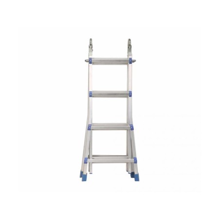 Escalera Multiposiciones Aluminio 4X4 Peldaños