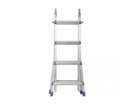 Escalera Multiposiciones Aluminio 4X4 Peldaños