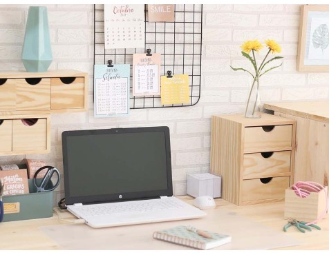 Cajonera 3X1 Minibloc Pino Macizo Natural