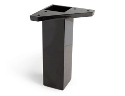 Pata Mueble Abs Cuadrada Negra 40X40X150Mm
