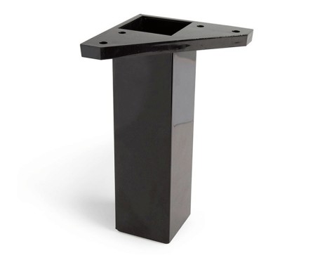 Pota Moble Abs Quadrada Negre 40X40X150Mm