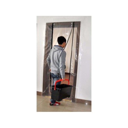Puerta Protector Plástico Antipolvo