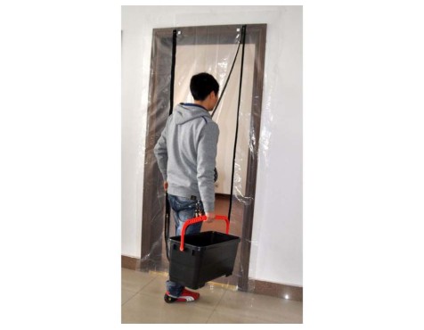 Puerta Protector Plástico Antipolvo