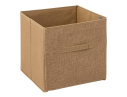 Caja De Tela Yute Beige