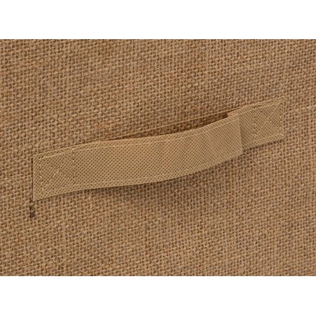 Caja De Tela Yute Beige