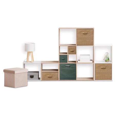 Caja De Tela Yute Beige