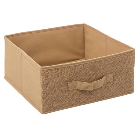 Caja De Tela Yute Beige