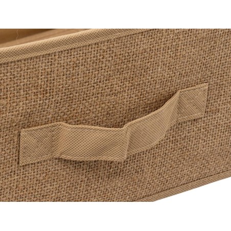 Caja De Tela Yute Beige