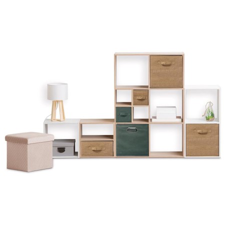 Caja De Tela Yute Beige