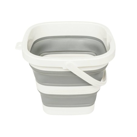 Cubo Plegable Blanco Gris 5 Lt