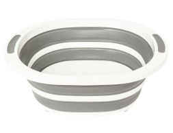 Cistella Plegable Amb Tap Blanc I Gris 8 Lt