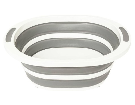Cistella Plegable Amb Tap Blanc I Gris 8 Lt