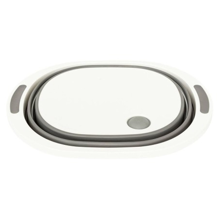 Cistella Plegable Amb Tap Blanc I Gris 8 Lt