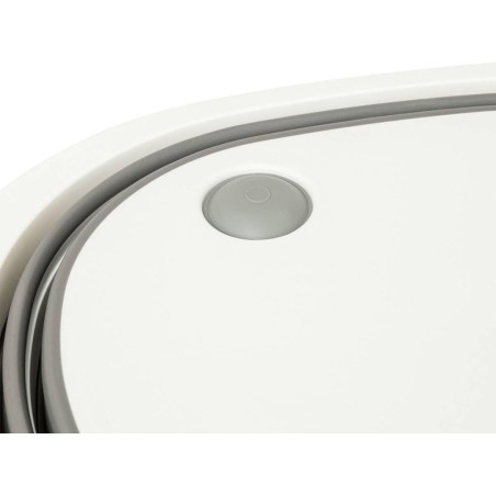 Cistella Plegable Amb Tap Blanc I Gris 8 Lt