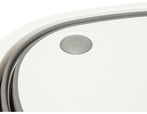Cistella Plegable Amb Tap Blanc I Gris 8 Lt