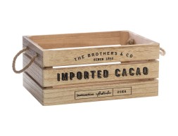 Caja De Madera Denys Natural M