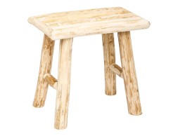 Tamboret De Fusta Woody Natural