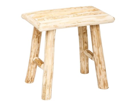 Tamboret De Fusta Woody Natural
