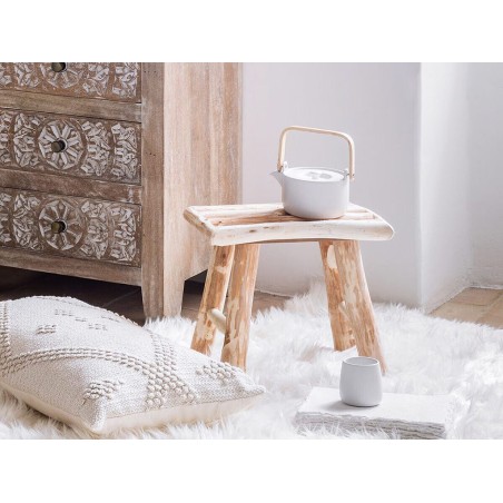 Tamboret De Fusta Woody Natural