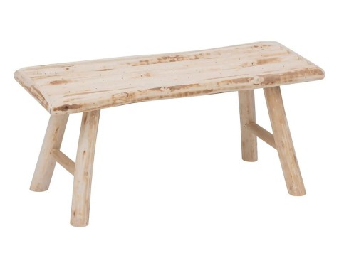 Banco De Madera Woody Natural