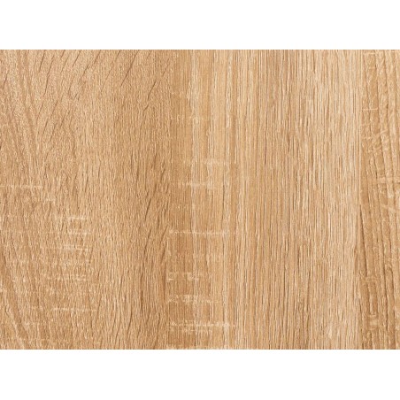 Mesa Extensible Aliaj Mdf Roble Claro Metal Negro