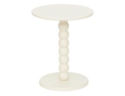Mesa Auxiliar Chamlo Madera De Pino Blanco