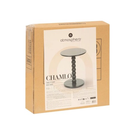 Mesa Auxiliar Chamlo Madera De Pino Blanco