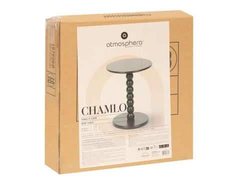 Mesa Auxiliar Chamlo Madera De Pino Blanco