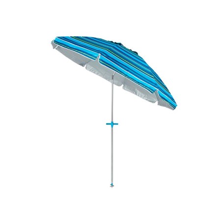 Para-Sol De Platja Blau A Ratlles